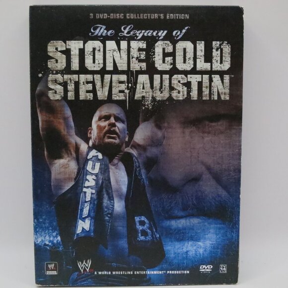 The Legacy of Stone Cold Steve Austin Three Dixc DVD WWE 2007 - Picture 1 of 7